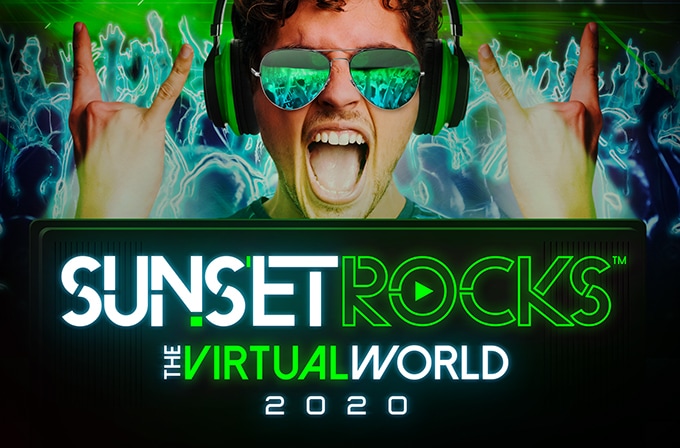 Sunset-Rocks-Virtual-World