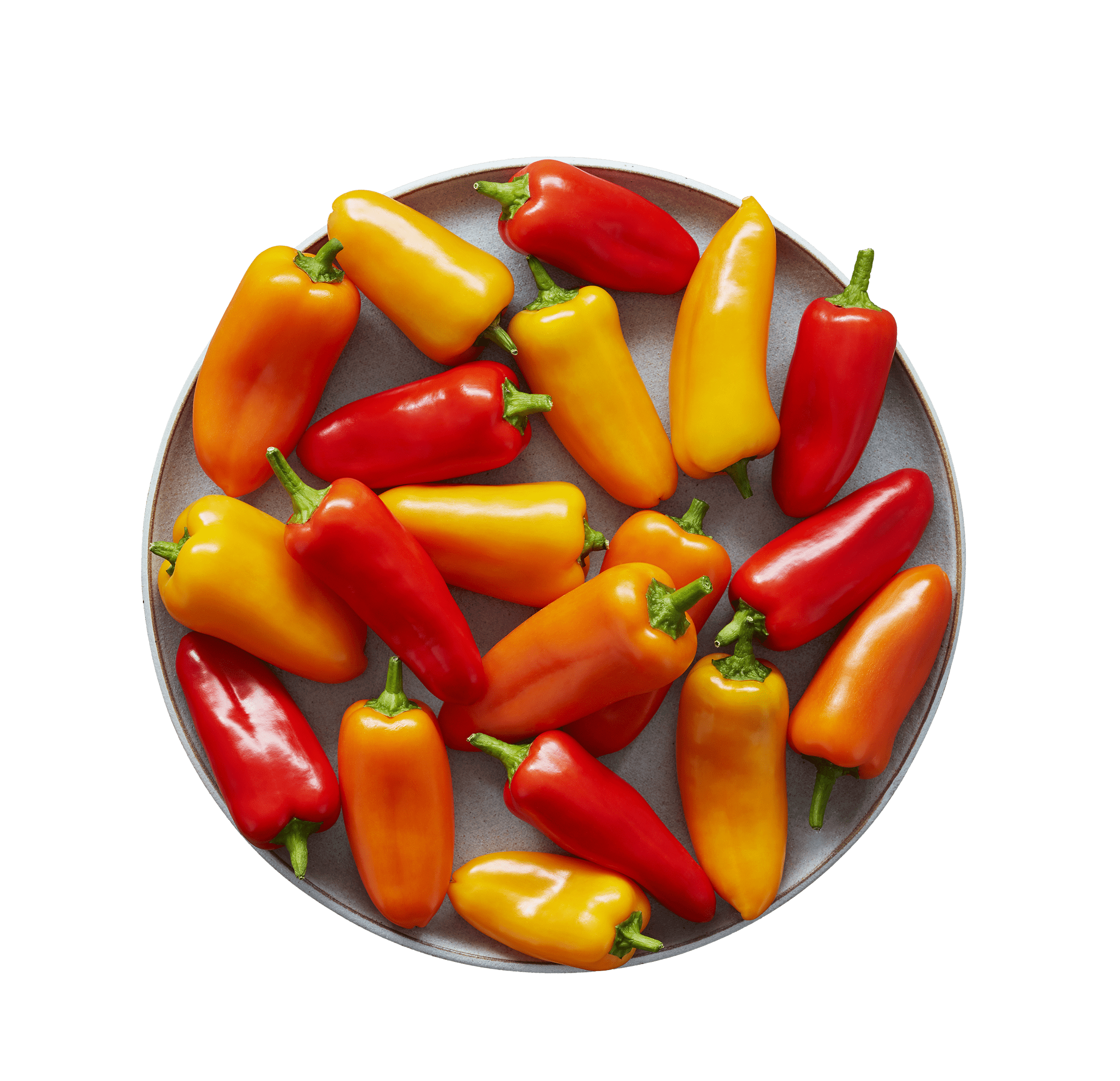 Organic ONE SWEET ® Mini Peppers - SUNSET Grown. 