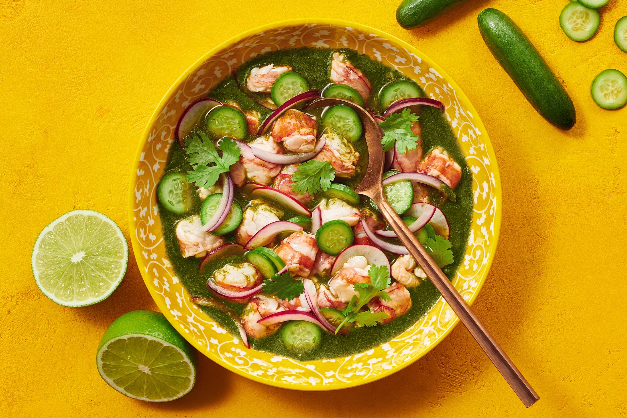 Aguachile Shrimp Ceviche with One Sweet® Cucumbers - SUNSET Grown. All  rights reserved.