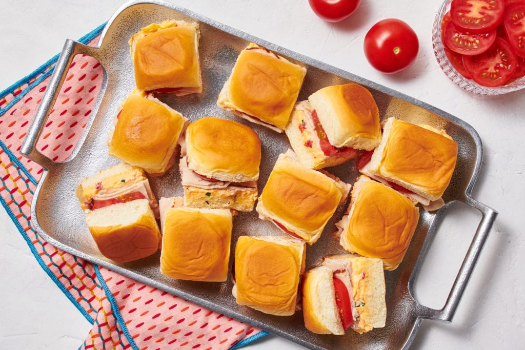 Pimento Cheese, Turkey &amp; Campari® Sliders - SUNSET Grown. All rights reserved.
